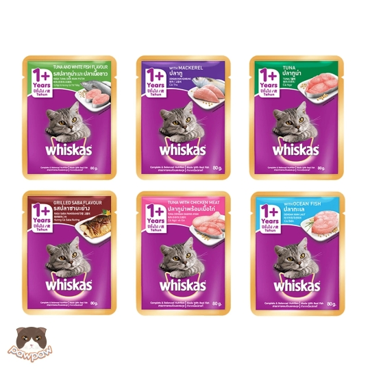 Pate mèo - Whiskas adult gói 80g